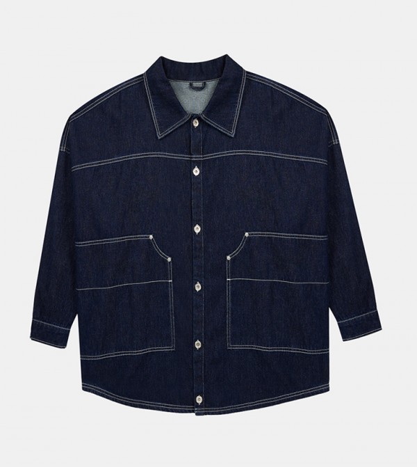 F5 F5 - كحلي Long Sleeves