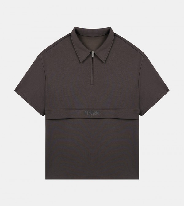 F5 F5 - Black Polo T-shirts