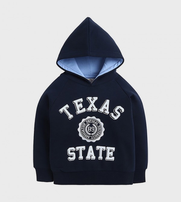 فيكتور آند جين - كحلي هودي