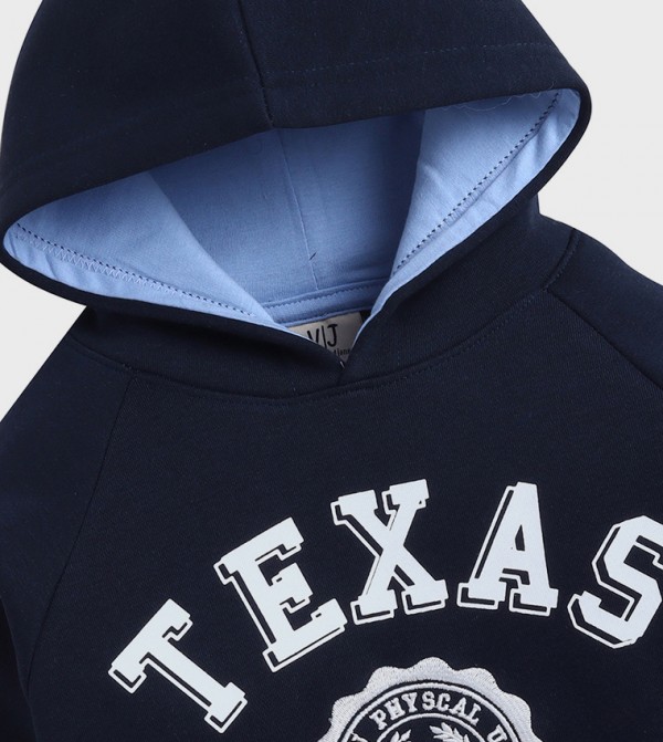 فيكتور آند جين - كحلي هودي