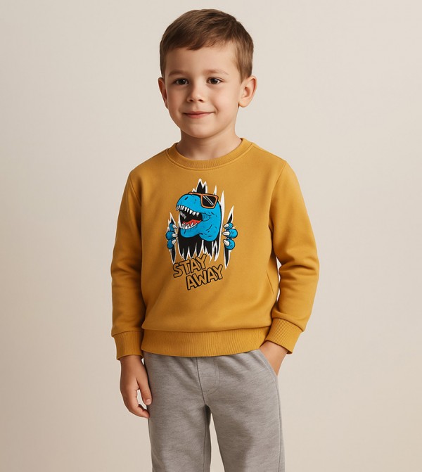 Victor and Jane - Yellow Sweatshirts