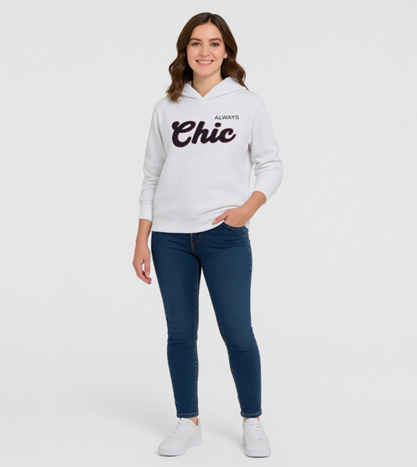 Victor and Jane  - Off White Hoodies