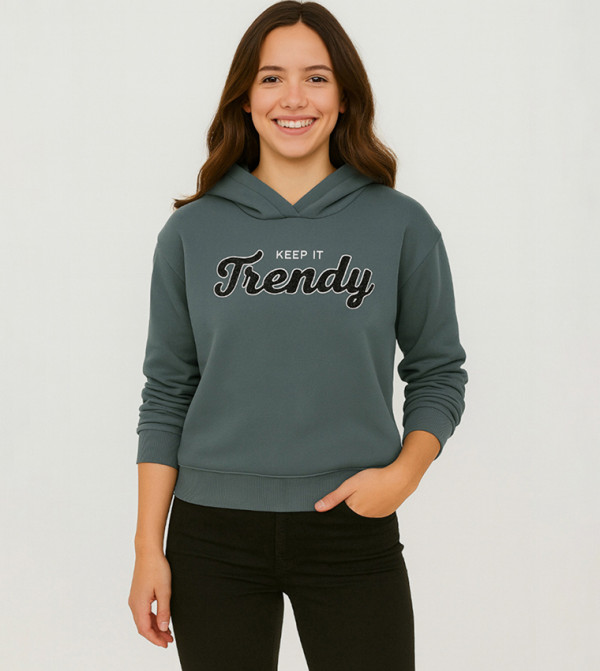 Victor and Jane  - Olive Hoodies