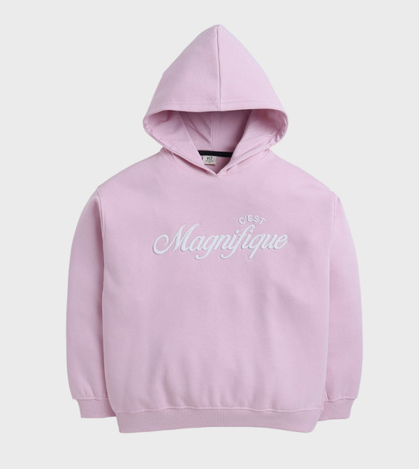 Victor and Jane  - Pink Hoodies