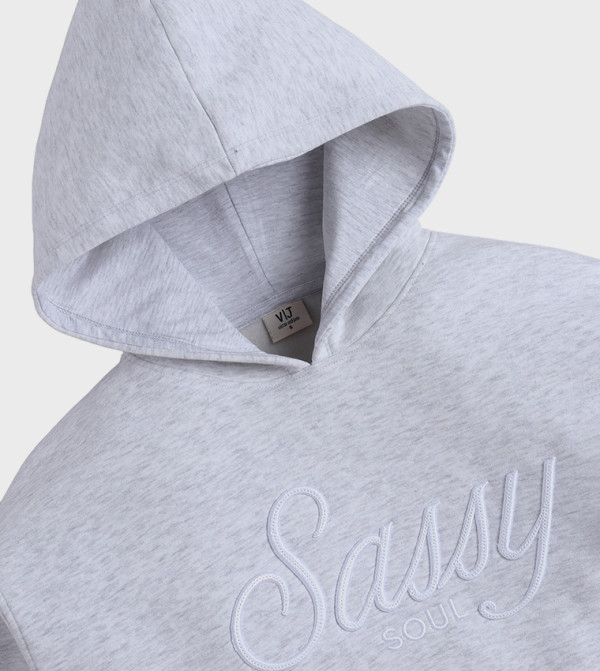 Victor and Jane  - Grey Hoodies