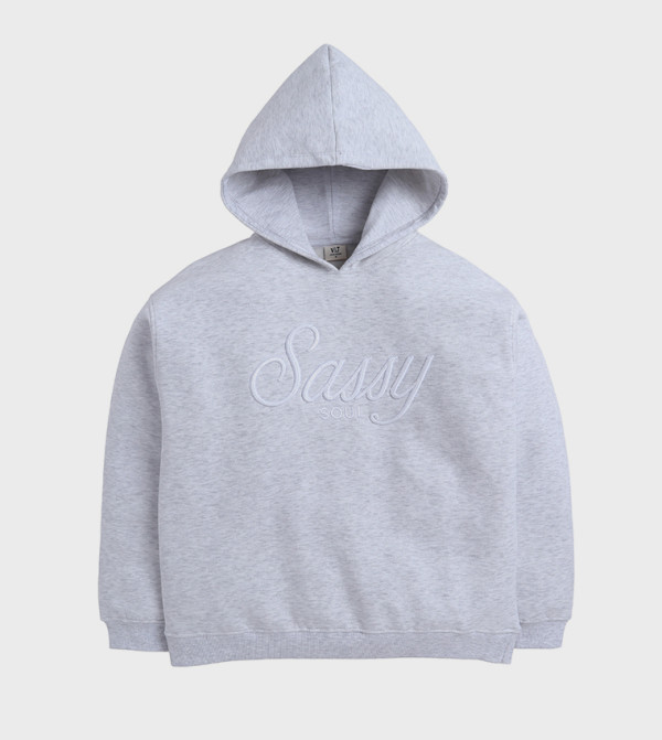 Victor and Jane  - Grey Hoodies