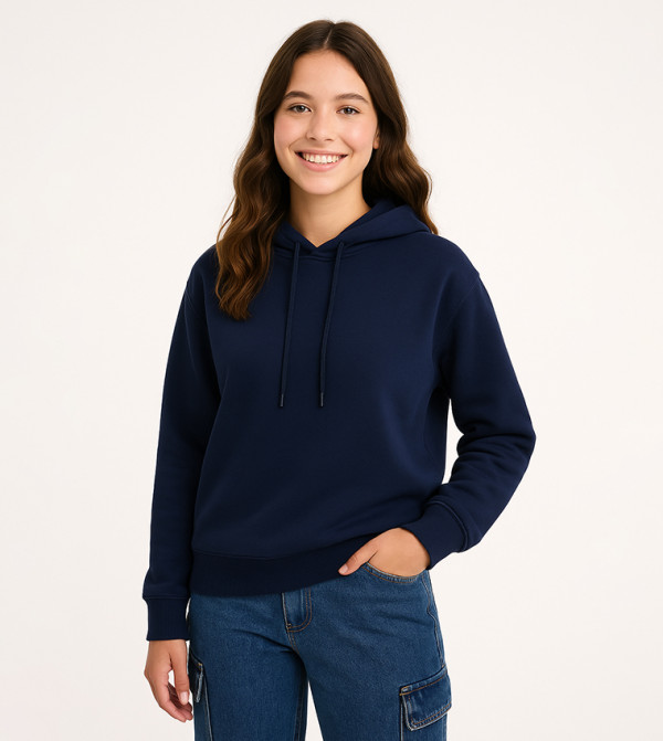 Victor and Jane  - Navy Hoodies