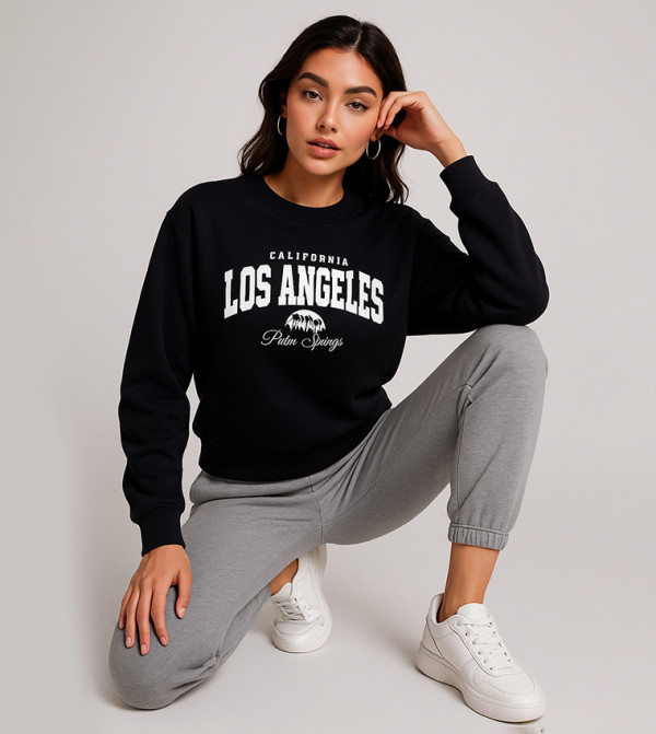 Victor and Jane Victor and Jane - Black Sweatshirts