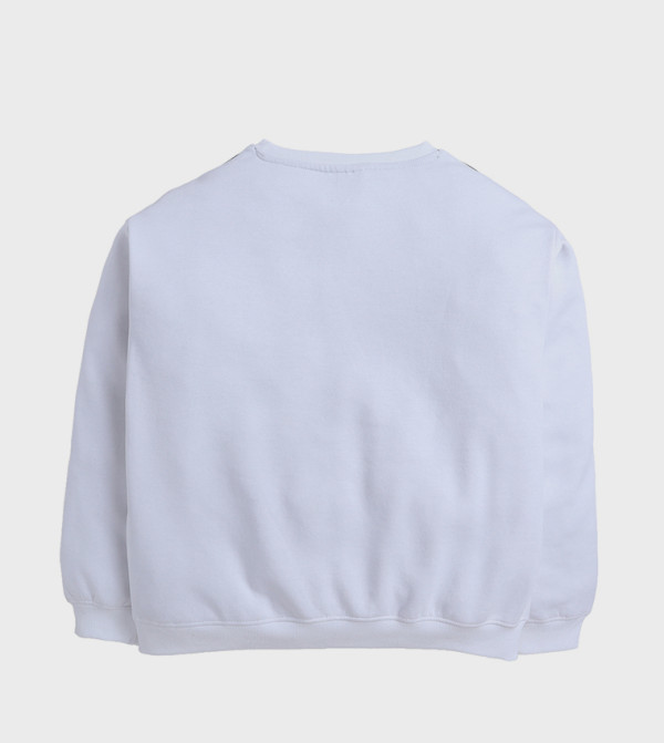 Victor and Jane  - White Sweatshirts