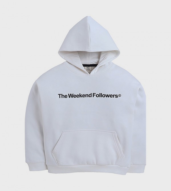 Victor and Jane - White Hoodies