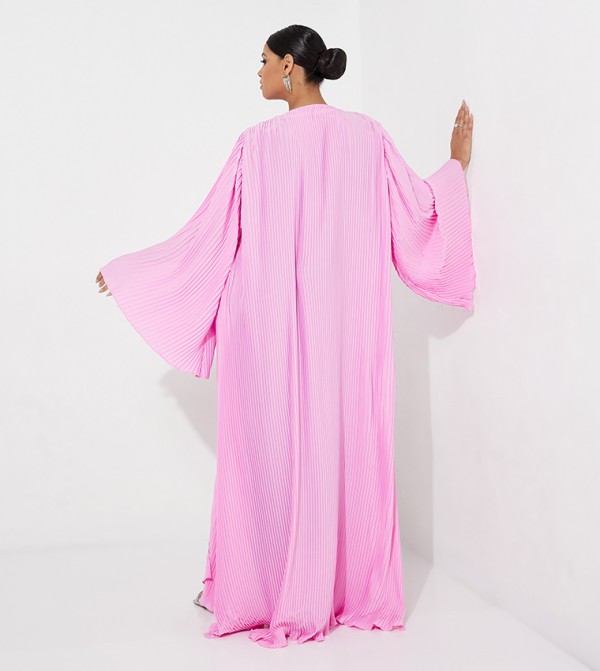 العيون للعبايات  - وردي Abayas