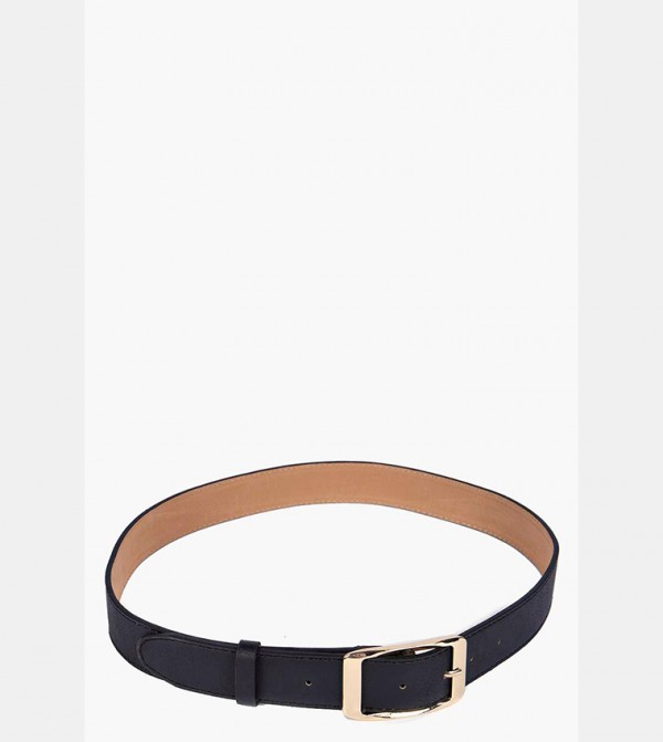 boohoo  Belts - Black Leather Belts