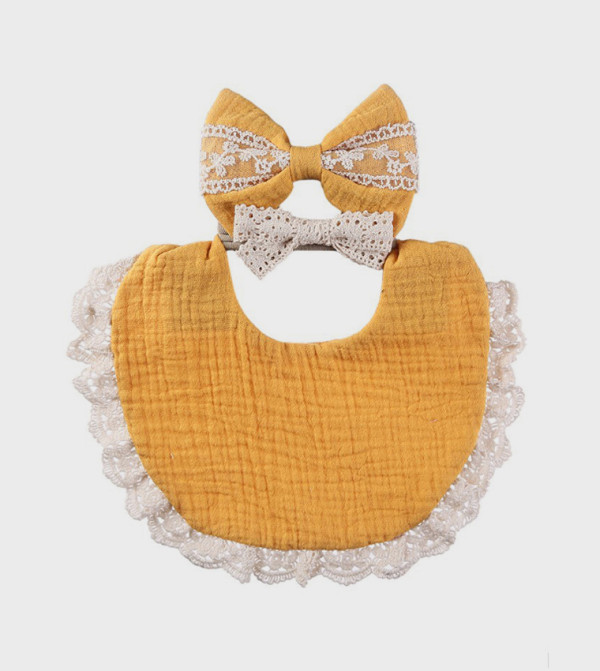 Bambimici  Feeding - Yellow Bibs & Hanky