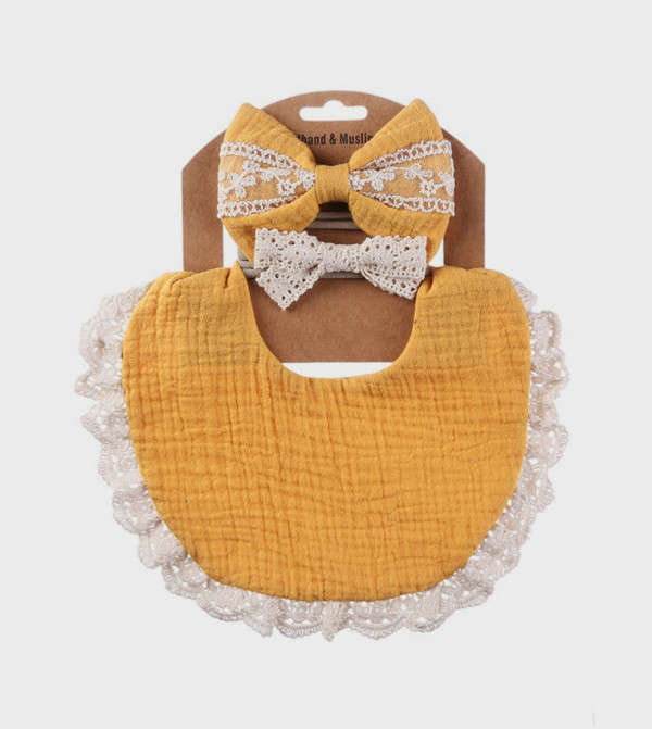 Bambimici  Feeding - Yellow Bibs & Hanky