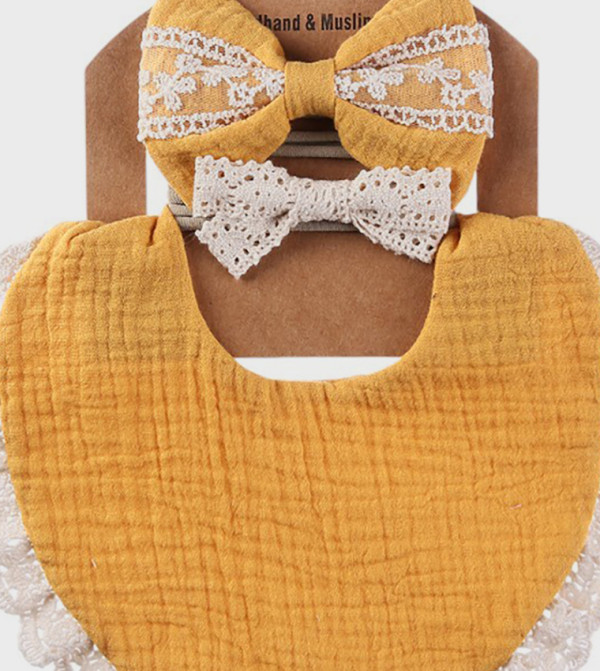 Bambimici  Feeding - Yellow Bibs & Hanky