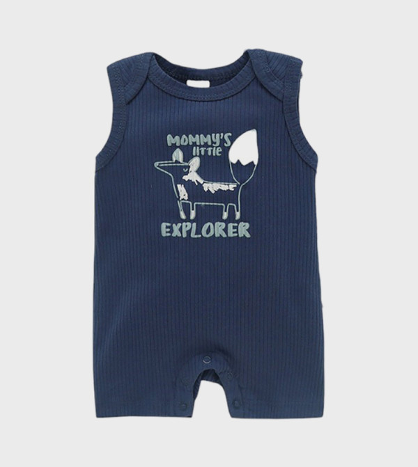 Bambimici Onepiece & Bodysuits - Navy Rompers