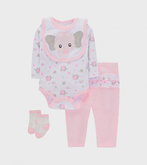 Bambimici  Nightwear - Pink Top & Pyjama Sets
