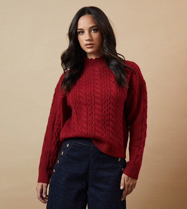 اويسيس اويسيس - أحمر Round Neck Sweaters