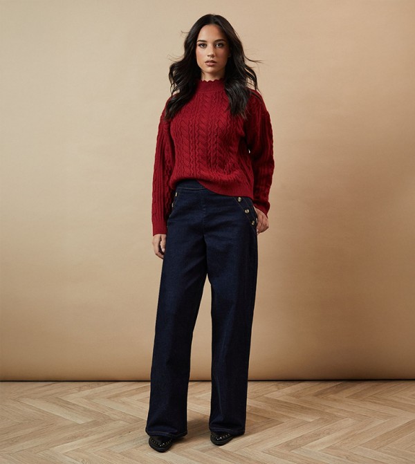 اويسيس اويسيس - أحمر Round Neck Sweaters