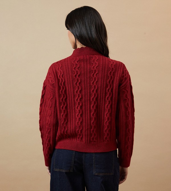 اويسيس اويسيس - أحمر Round Neck Sweaters