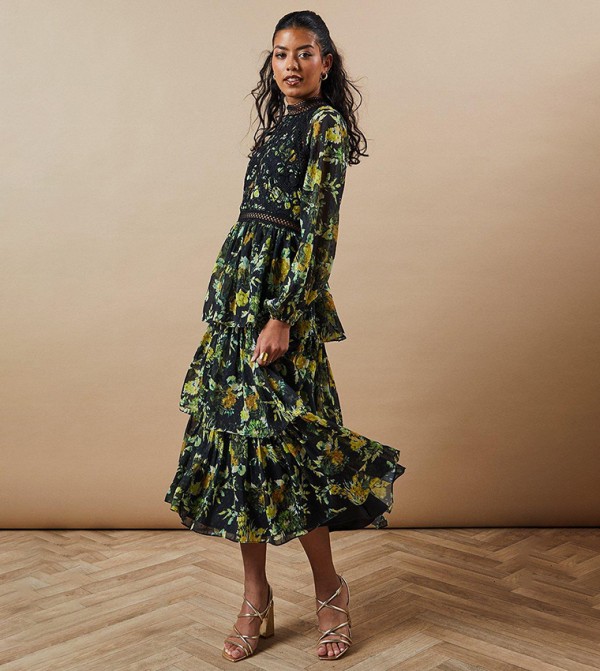 Oasis - Outlet  - Black Midi Dresses