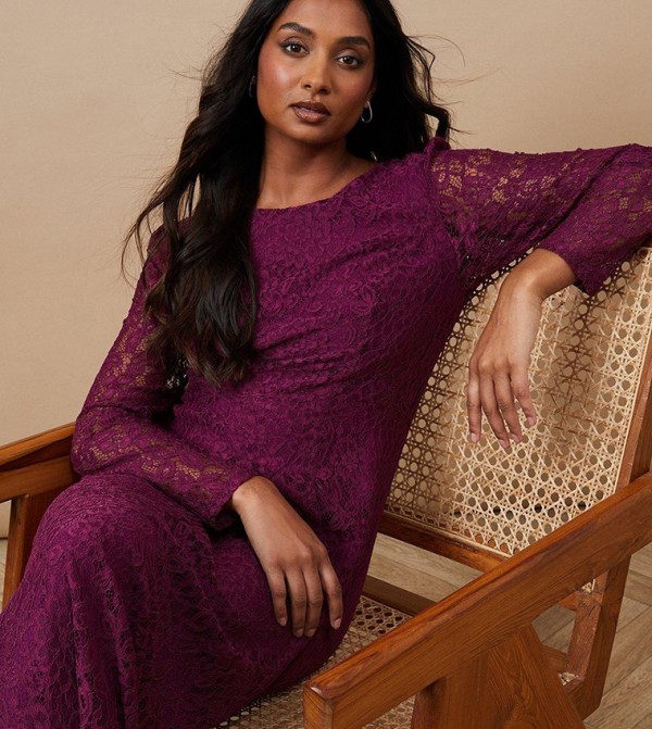 اويسيس  اويسيس - بنفسجي  Midi Dresses