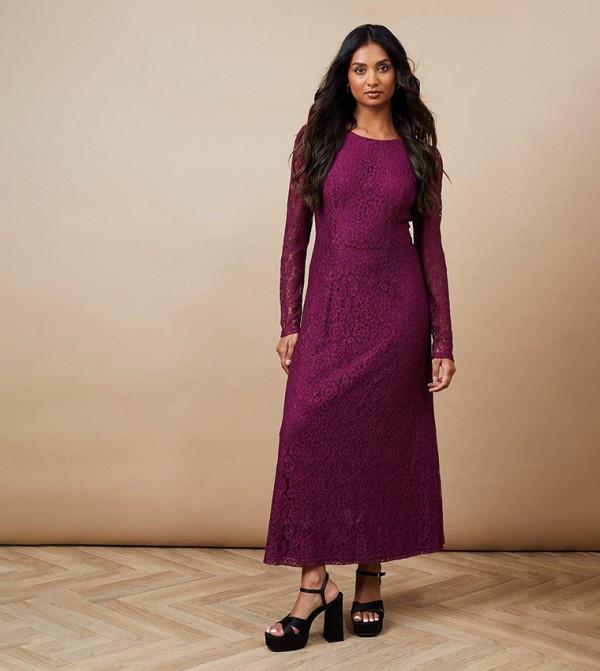 اويسيس  اويسيس - بنفسجي  Midi Dresses