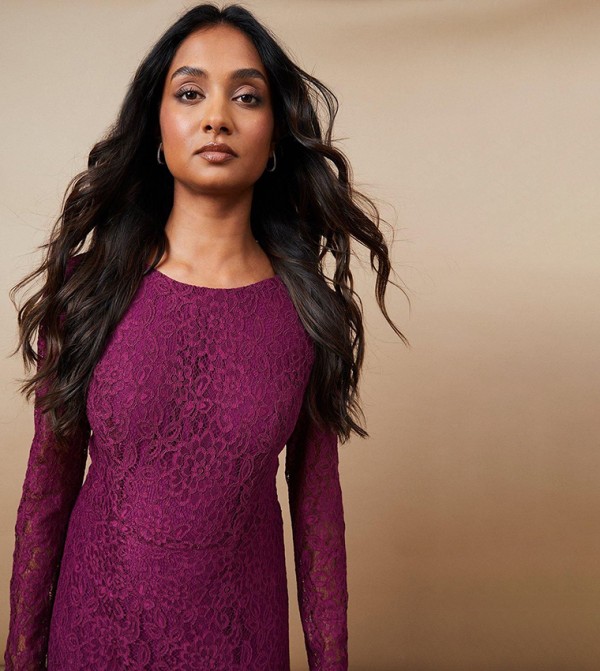 اويسيس  اويسيس - بنفسجي  Midi Dresses