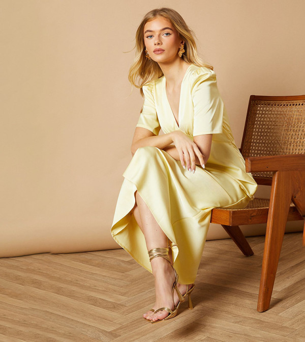 Oasis  Clothing - Yellow Midi Dresses