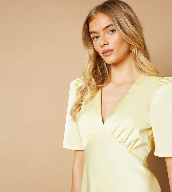 Oasis  Clothing - Yellow Midi Dresses