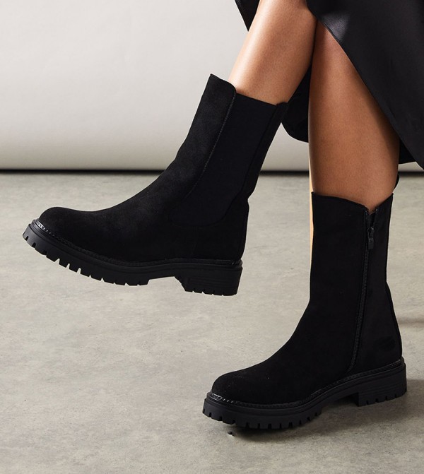 Oasis  - Black Ankle length Boots