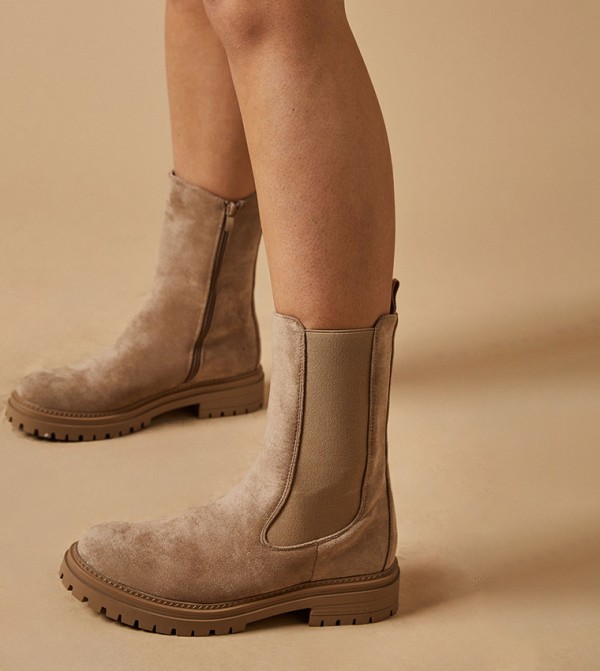 Oasis  - Brown Ankle length Boots