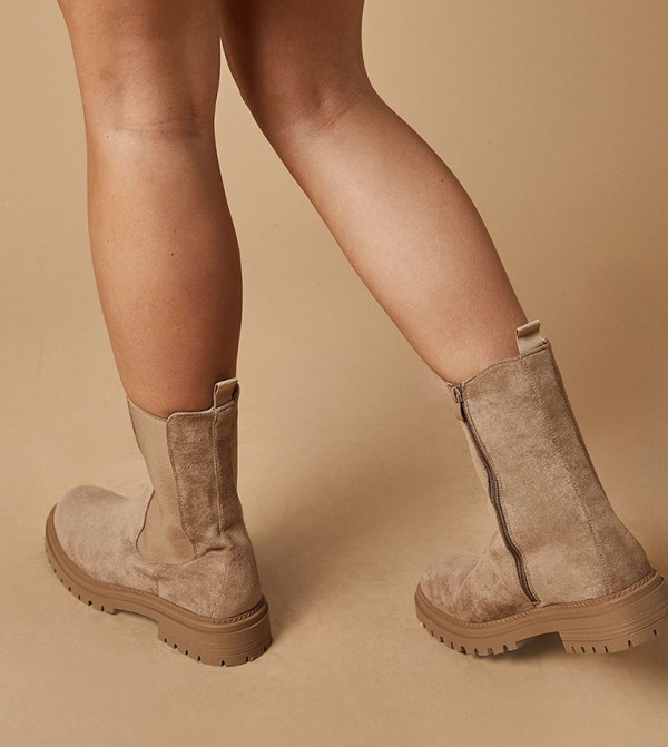 Oasis  - Brown Ankle length Boots