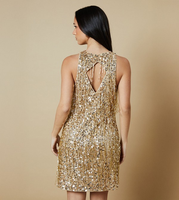Oasis Oasis - Gold Mini Dresses