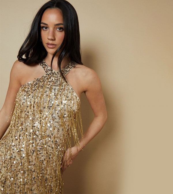 Oasis Oasis - Gold Mini Dresses