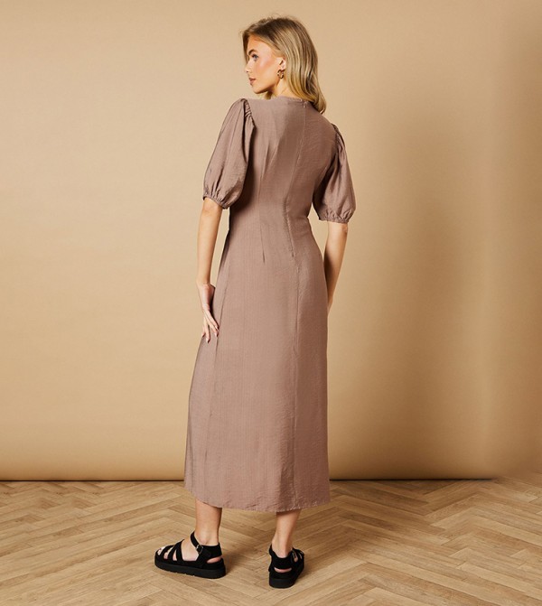 Oasis  Dresses - Beige Maxi Dresses