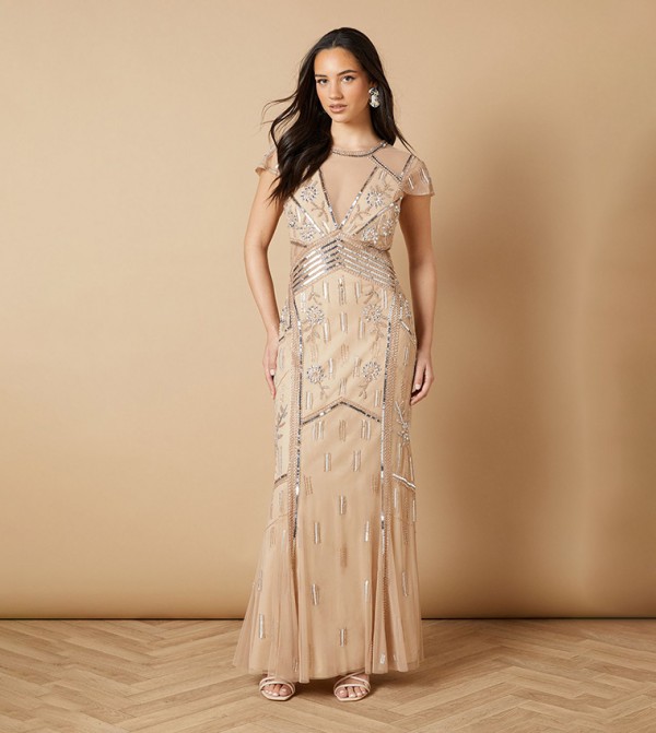 اويسيس  اويسيس - بيج Maxi Dresses