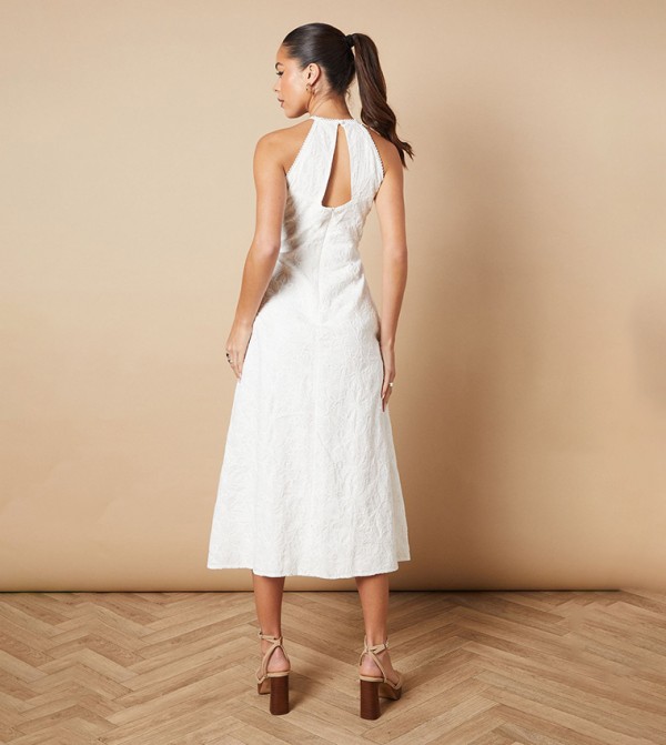 اويسيس  اويسيس - أبيض Midi Dresses