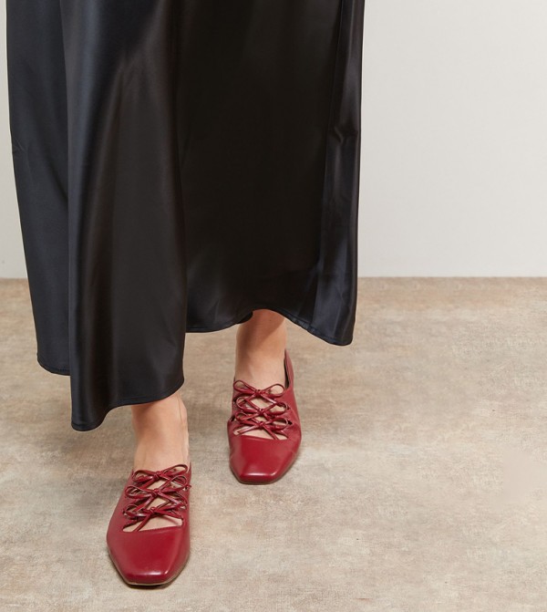 Oasis  Ballerinas - Red undefined