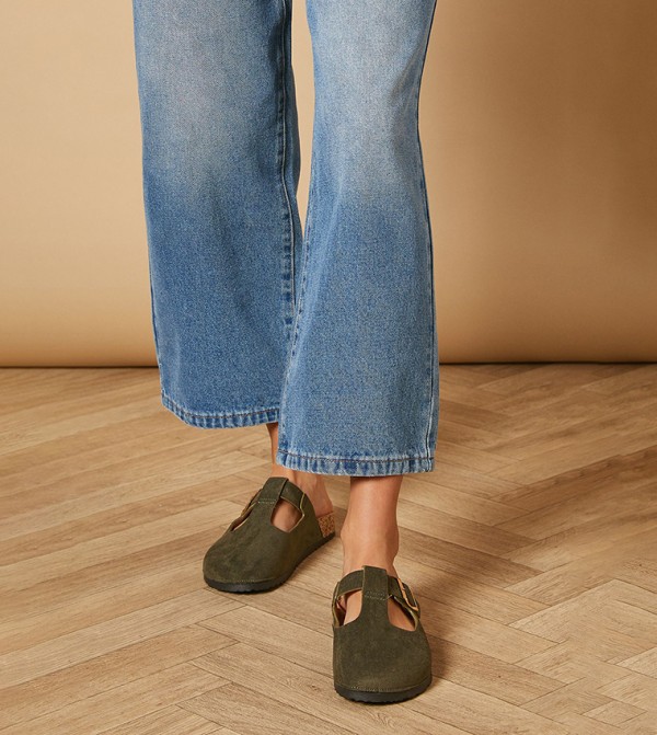 Oasis Oasis - Olive Casual Slip-ons