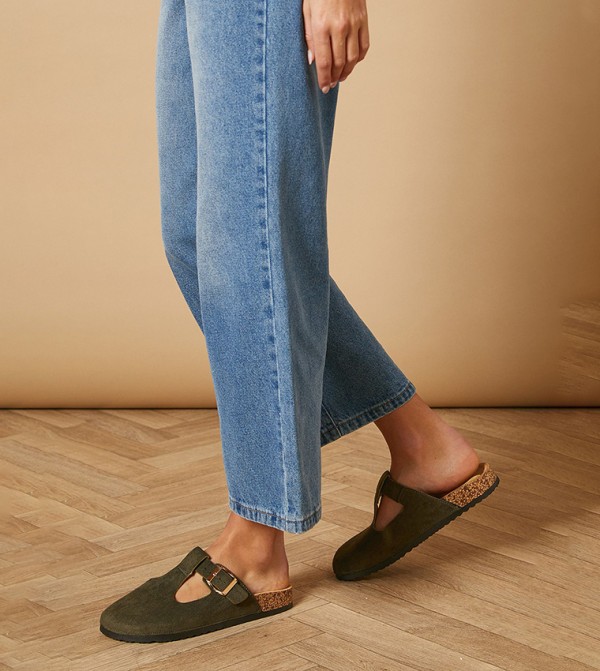 Oasis Oasis - Olive Casual Slip-ons