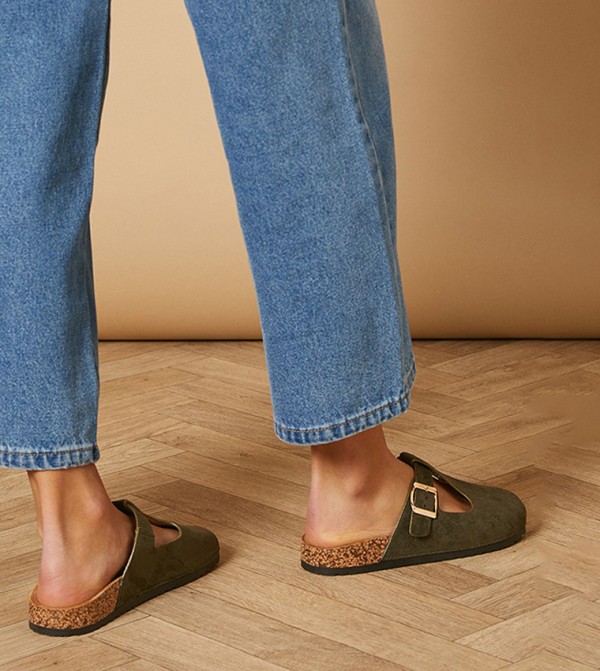 Oasis Oasis - Olive Casual Slip-ons