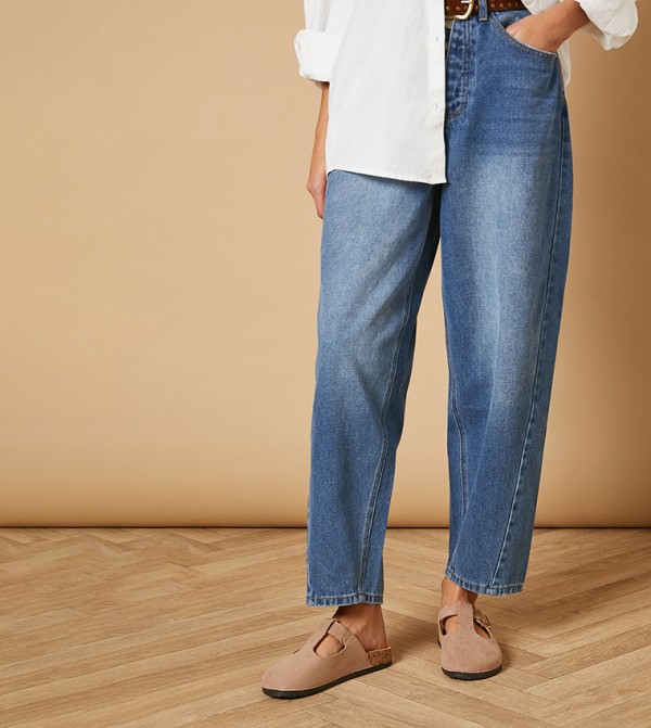 Oasis  Slip-Ons - Taupe Casual Slip-ons