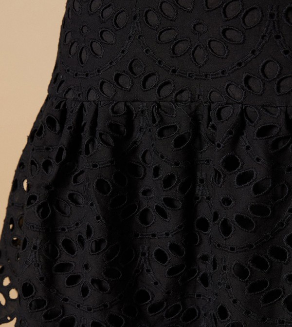 Oasis  Skirts - Black Midi Skirts