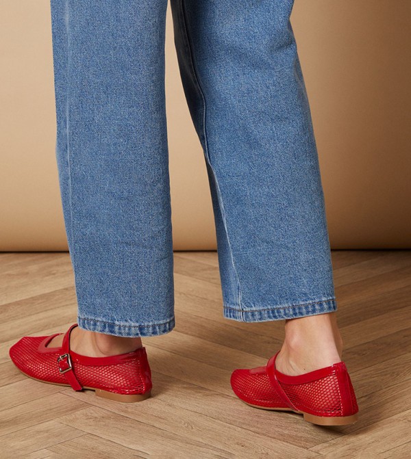 Oasis Oasis - Red Mary Janes