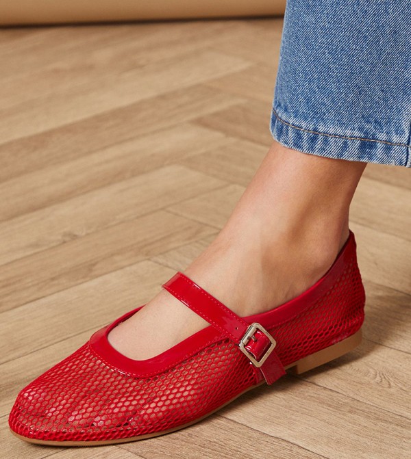 Oasis Oasis - Red Mary Janes
