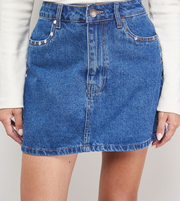 Oasis Oasis - Blue Mini Skirts