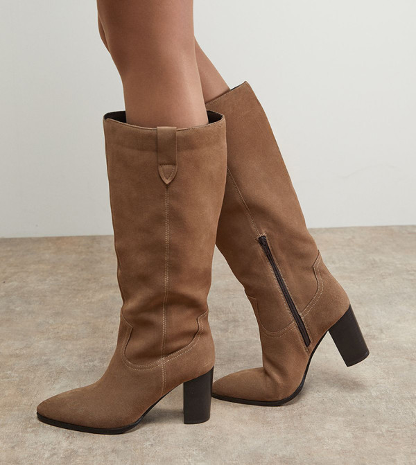 اويسيس  اويسيس - رمادي داكن Knee length Boots