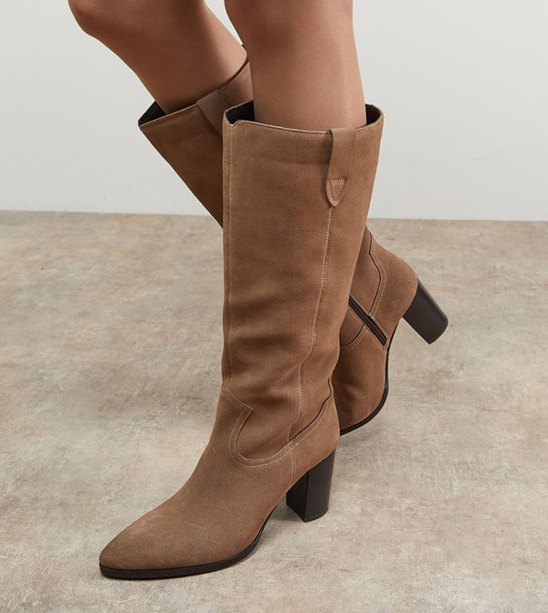 اويسيس  اويسيس - رمادي داكن Knee length Boots