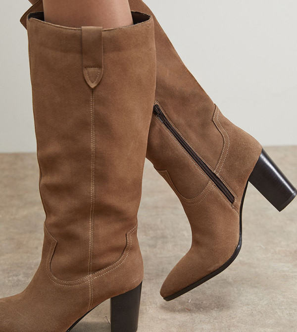 اويسيس  اويسيس - رمادي داكن Knee length Boots